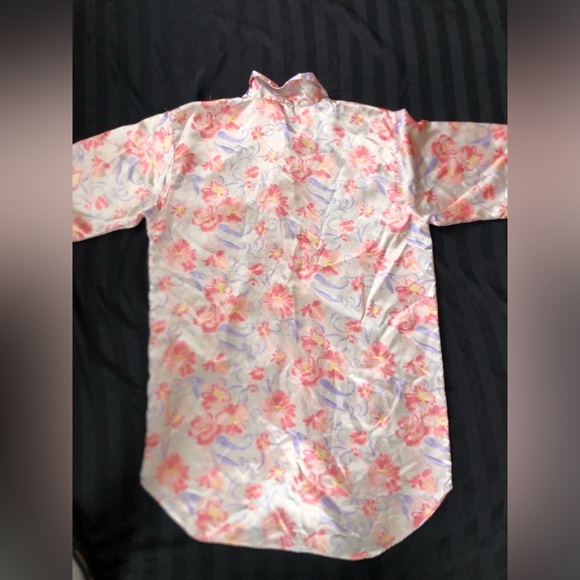 Vtg Floral Sleep Shirt - Picture 12 of 16